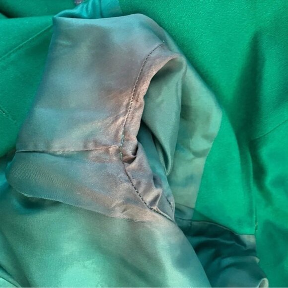 Vintage Braemar by Jeremy Scott Green Wool Blazer  Skirt Co-Ord Set - Picture 13 of 14